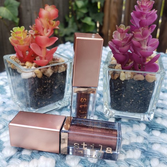 Stila Shimmer & Glow Liquid Eyeshadow #Twig NWOB! - Picture 3 of 8
